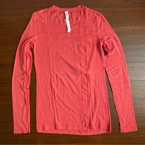 Lululemon Red Long Sleeve